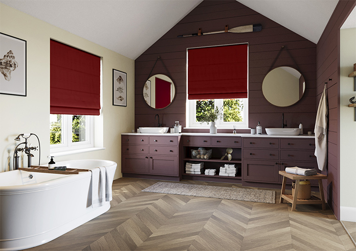 Windermere, Merlot - Roman Blind - Image 6